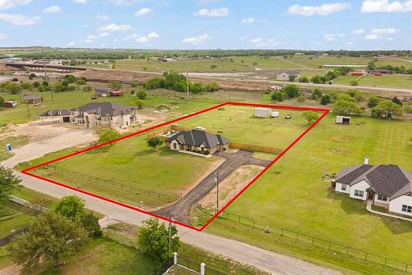 2 Acres of Land with Home for Sale in Joshua, Texas