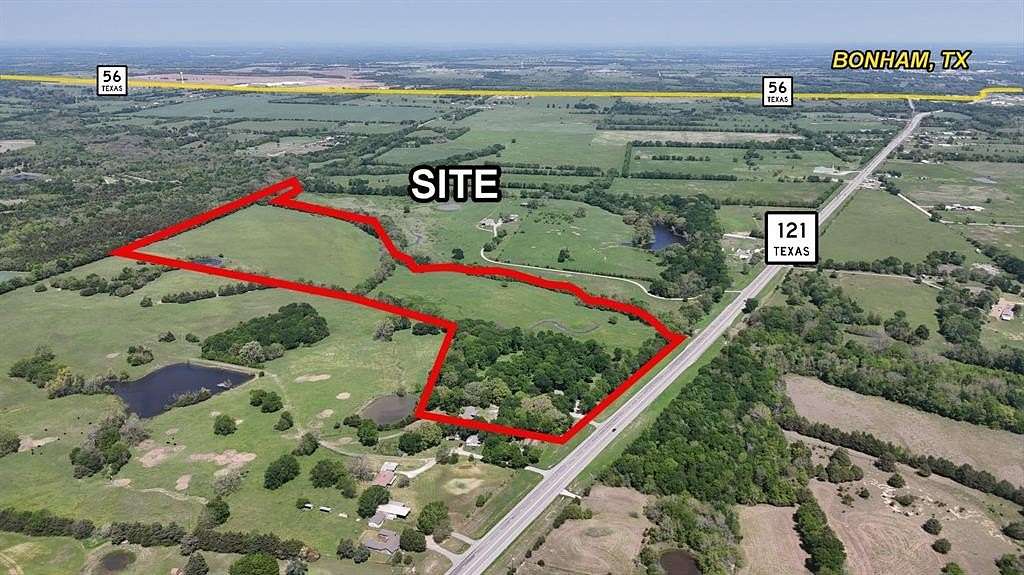 50.4 Acres of Land for Sale in Bonham, Texas