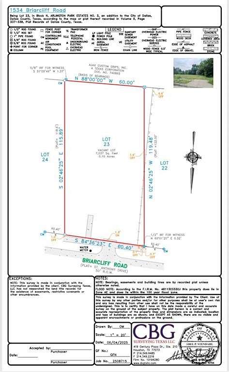 0.16 Acres of Residential Land for Sale in Dallas, Texas