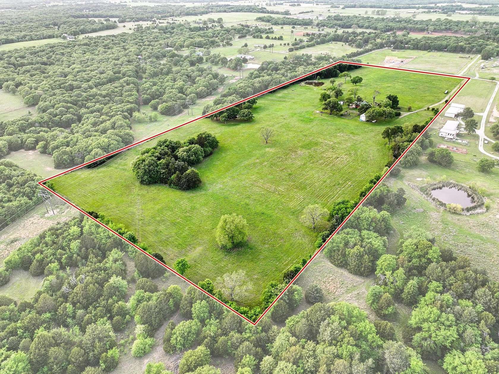25 Acres of Land with Home for Sale in Sadler, Texas