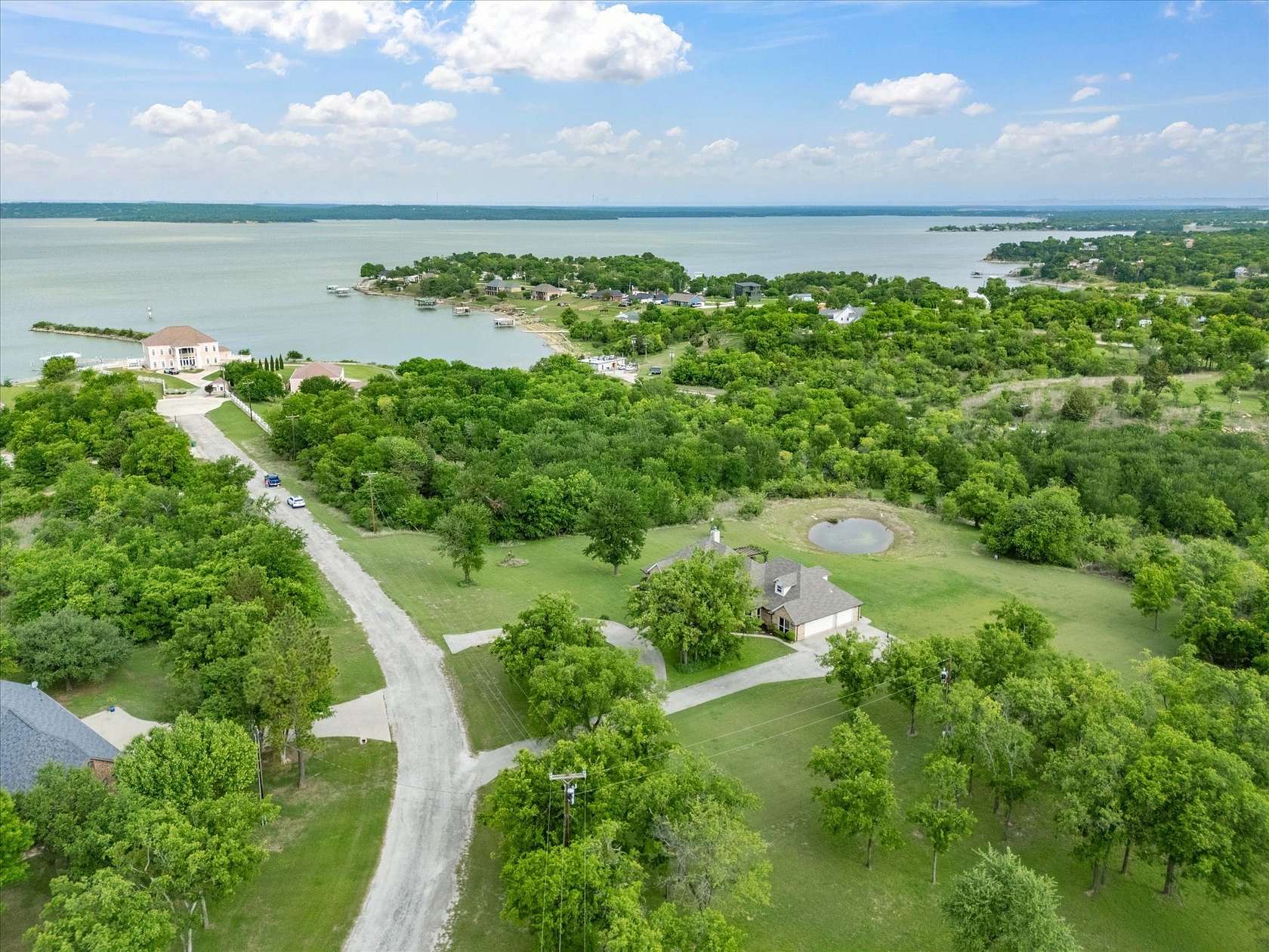 2.63 Acres of Land with Home for Sale in Bridgeport, Texas