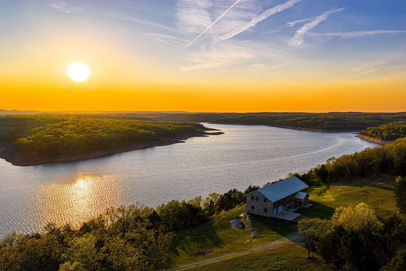 93 Acres of Recreational Land with Home for Sale in Cedarcreek, Missouri