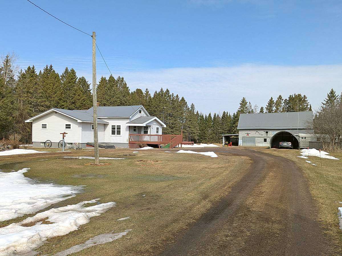 40 Acres of Land with Home for Sale in Ogema, Wisconsin