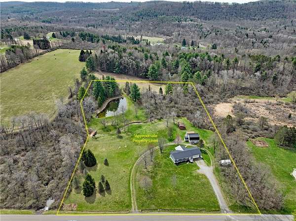 6.2 Acres of Land with Home for Sale in Horseheads, New York