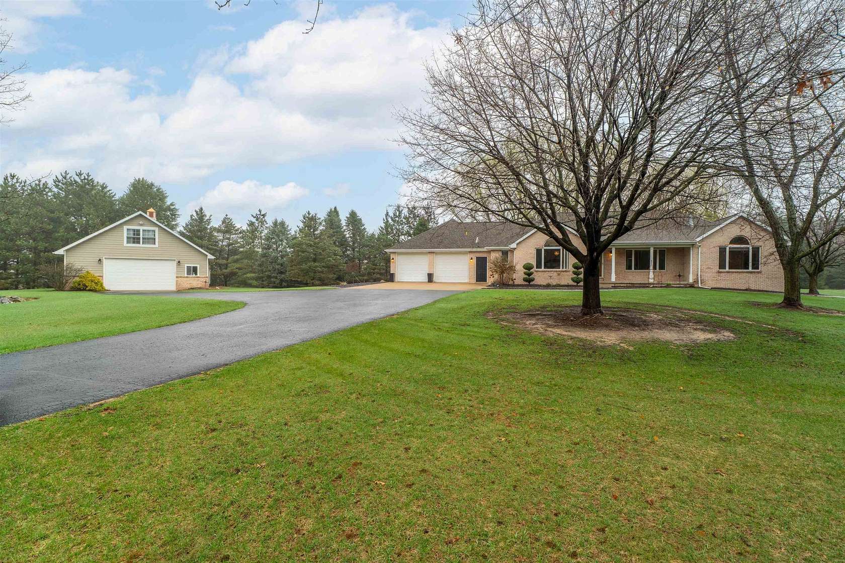 5 Acres of Land with Home for Sale in New London, Wisconsin