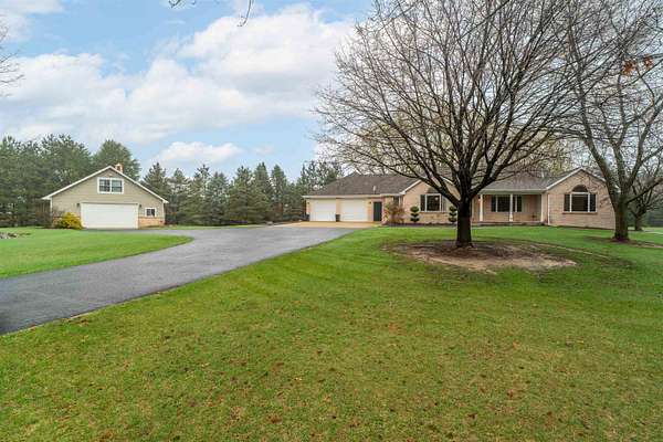 5 Acres of Land with Home for Sale in New London, Wisconsin