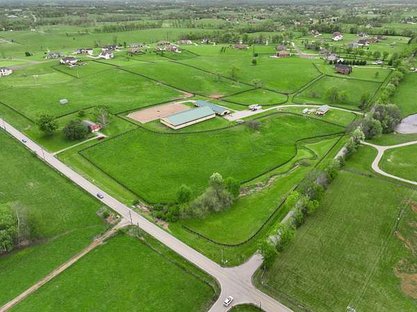 34.3 Acres of Agricultural Land with Home for Sale in Midway, Kentucky