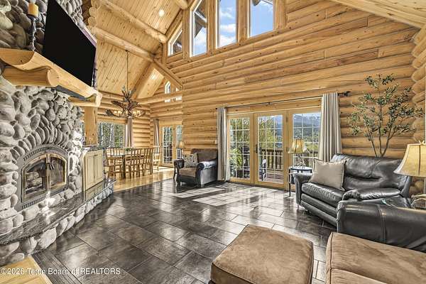 5 Acres of Land with Home for Sale in Alpine, Wyoming