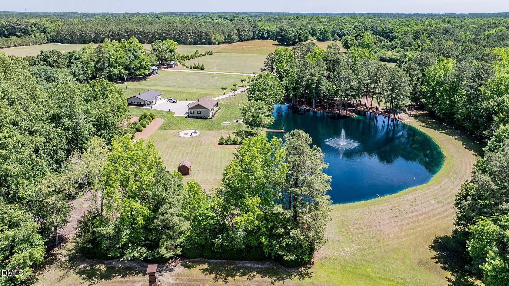 87.8 Acres of Recreational Land with Home for Sale in Castalia, North Carolina