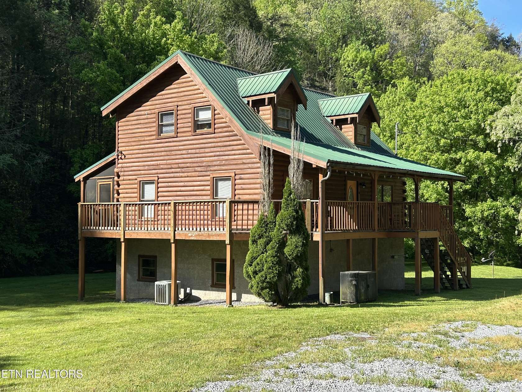 21 Acres of Recreational Land with Home for Sale in Sevierville, Tennessee