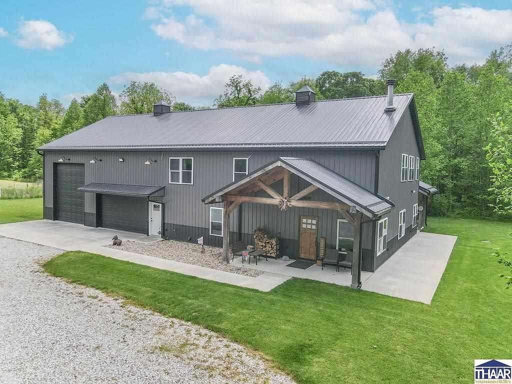 7.29 Acres of Land with Home for Sale in Greencastle, Indiana