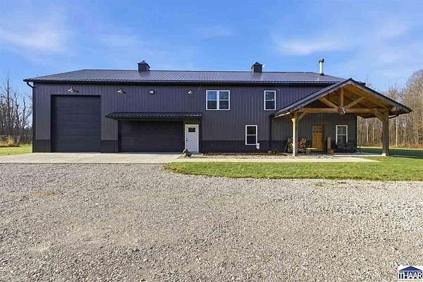 7.29 Acres of Land with Home for Sale in Greencastle, Indiana