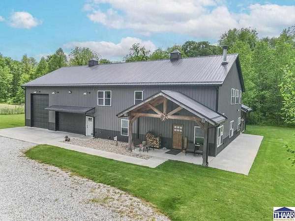 7.29 Acres of Land with Home for Sale in Greencastle, Indiana