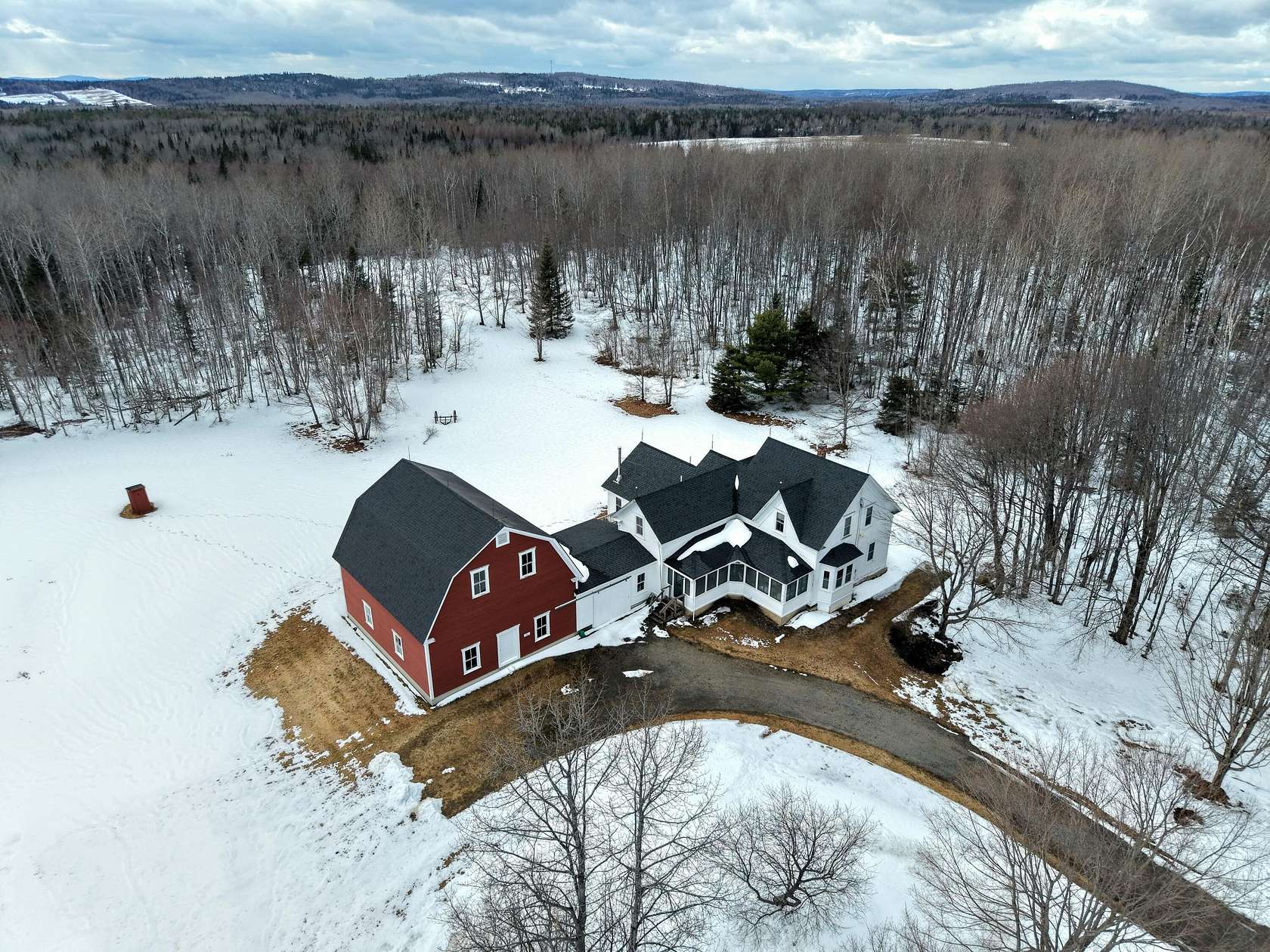 66.5 Acres of Recreational Land with Home for Sale in Woodland Town, Maine