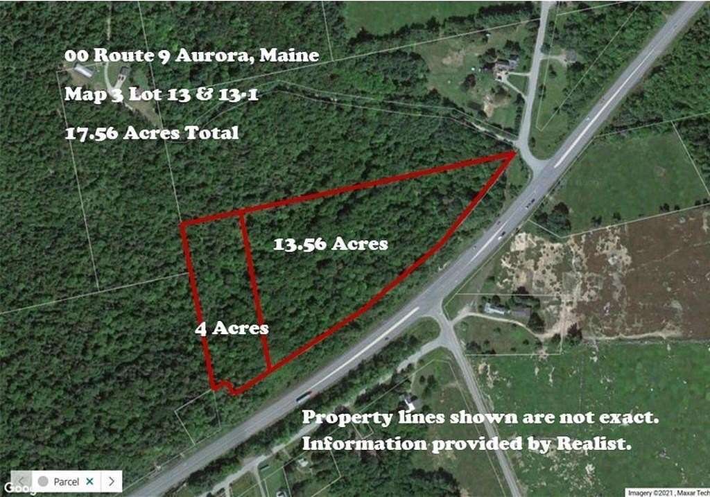17.6 Acres of Land for Sale in Aurora, Maine