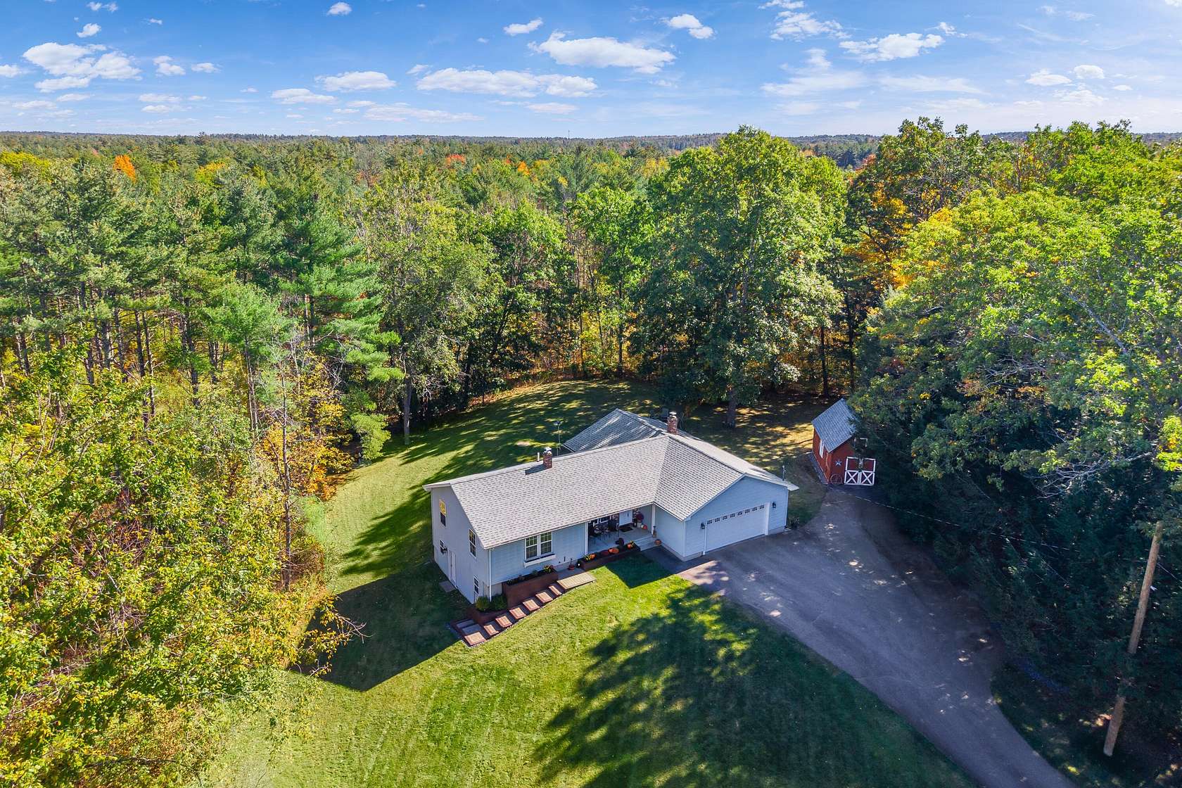 25 Acres of Recreational Land with Home for Sale in North Berwick, Maine