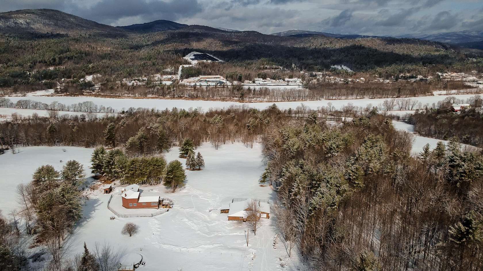 9.83 Acres of Land with Home for Sale in Rumford, Maine