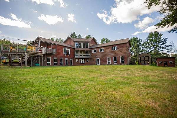 9.83 Acres of Land with Home for Sale in Rumford, Maine