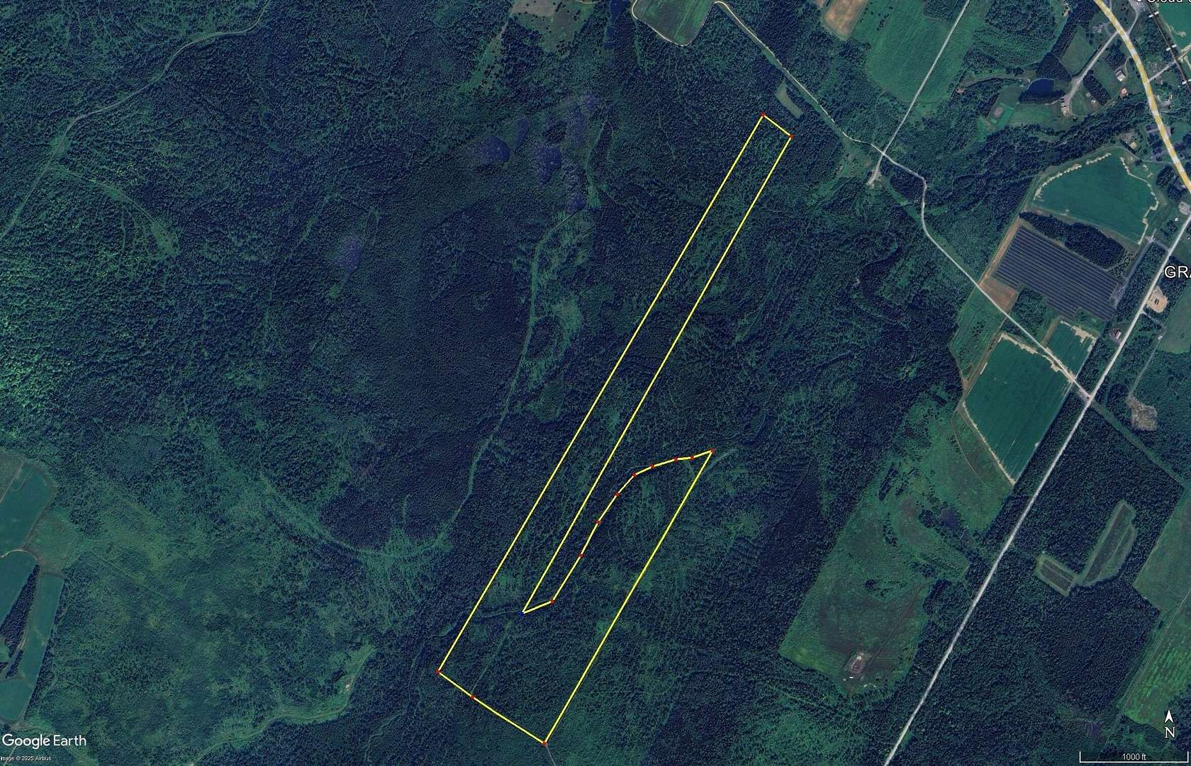 86 Acres of Recreational Land for Sale in Madawaska, Maine