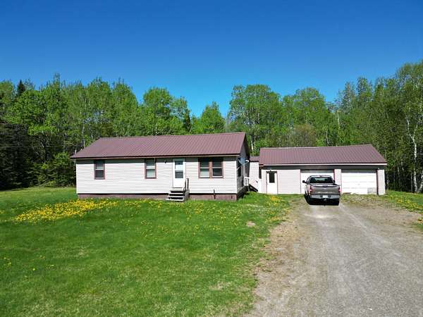 3.2 Acres of Land with Home for Sale in Mount Chase Town, Maine