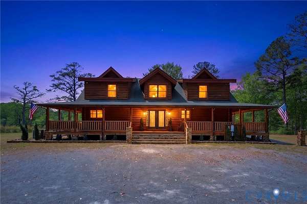7.7 Acres of Land with Home for Sale in Lanexa, Virginia