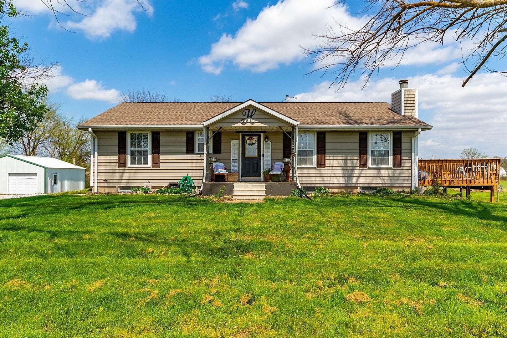 6.8 Acres of Land with Home for Sale in Centralia, Missouri