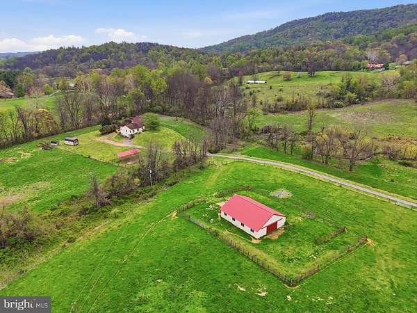 43.7 Acres of Land with Home for Sale in Markham, Virginia
