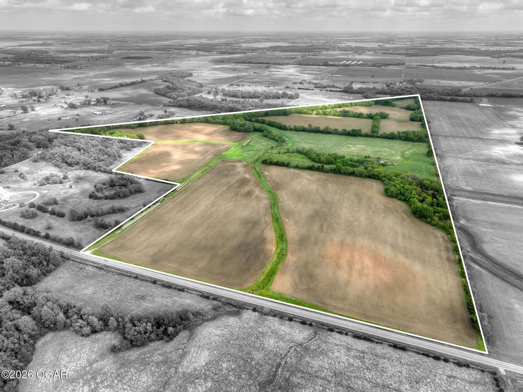 131 Acres of Agricultural Land for Sale in Liberal, Missouri