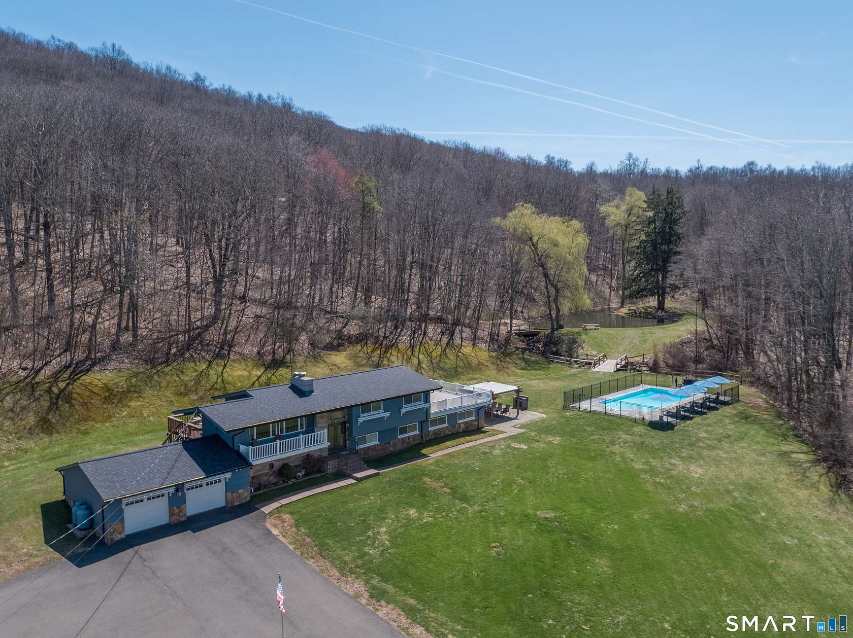 20.5 Acres of Recreational Land with Home for Sale in Durham, Connecticut