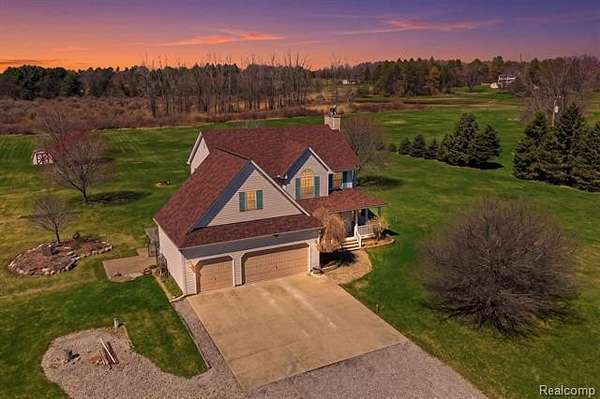 4.57 Acres of Land with Home for Sale in Addison Township, Michigan