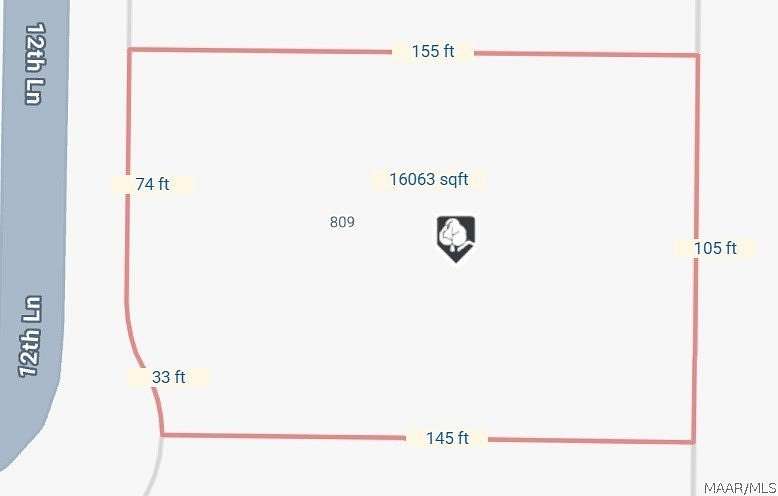 0.43 Acres of Residential Land for Sale in Pleasant Grove, Alabama