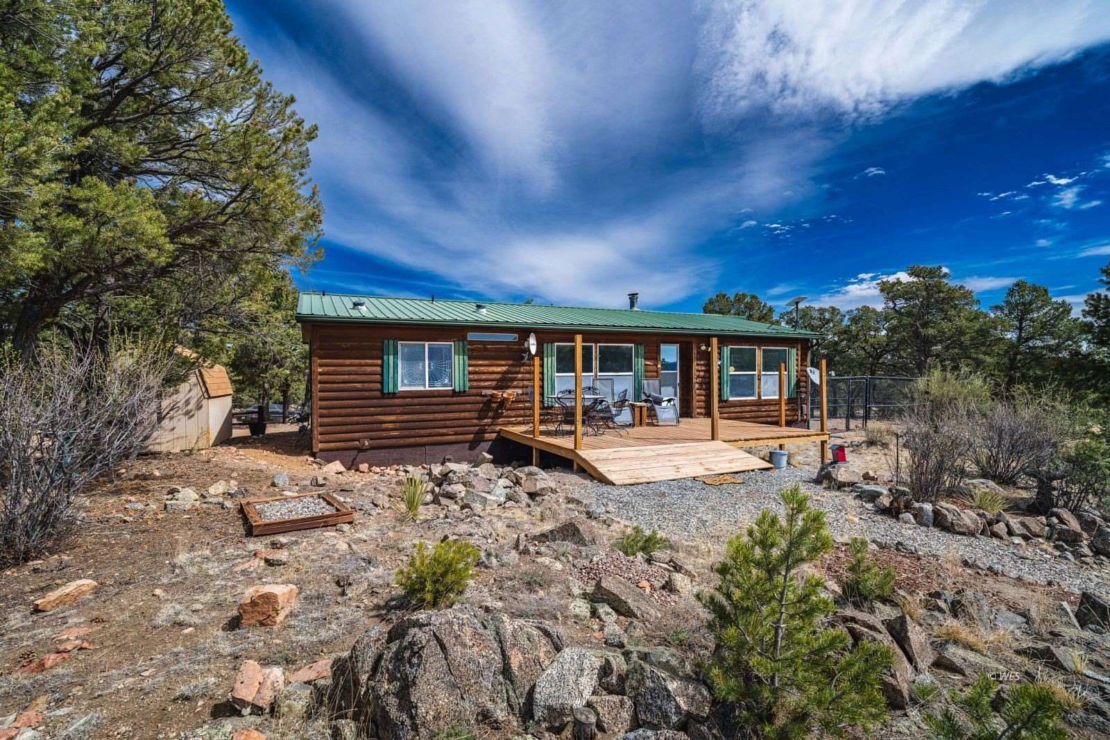 35.4 Acres of Recreational Land with Home for Sale in Cotopaxi, Colorado