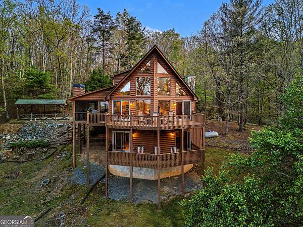4.33 Acres of Land with Home for Sale in Blue Ridge, Georgia