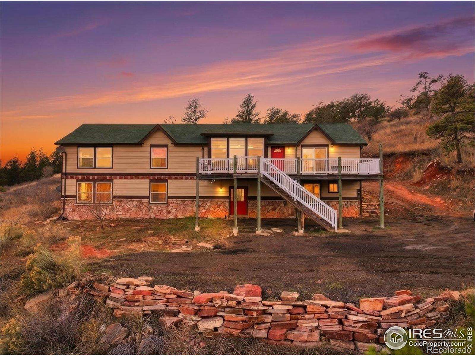 1.76 Acres of Land with Home for Sale in Berthoud, Colorado