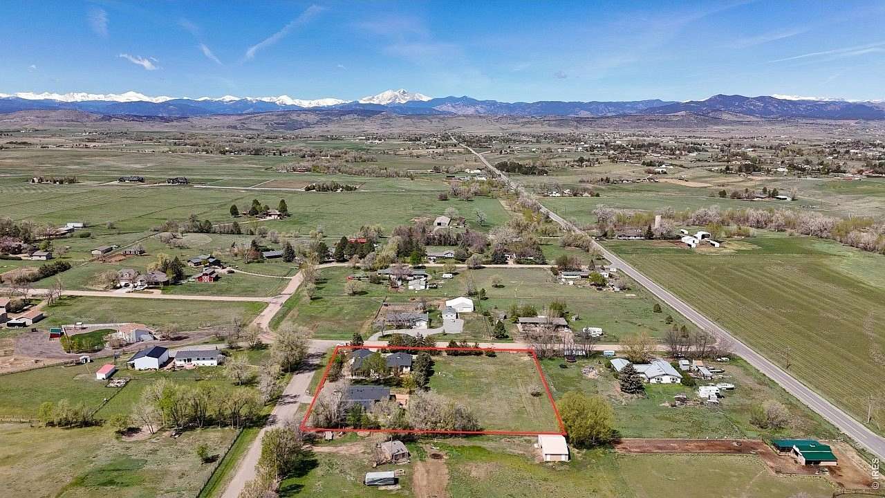 1.89 Acres of Land with Home for Sale in Berthoud, Colorado