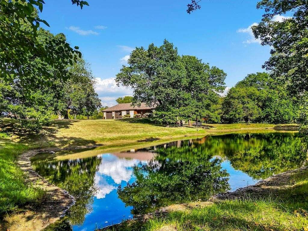 17.4 Acres of Recreational Land with Home for Sale in Tonganoxie, Kansas