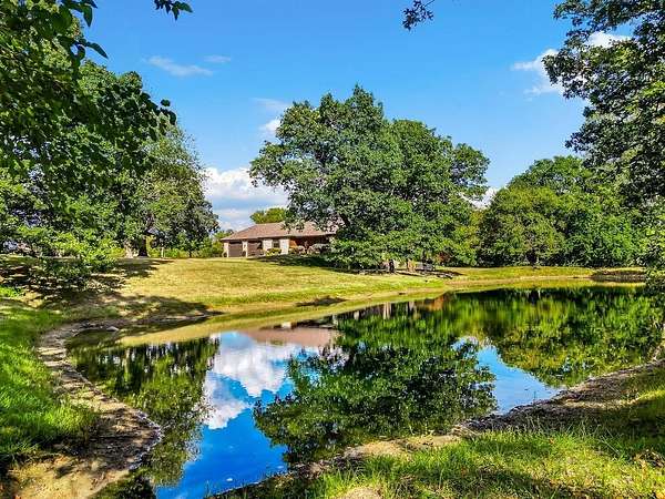 17.4 Acres of Recreational Land with Home for Sale in Tonganoxie, Kansas