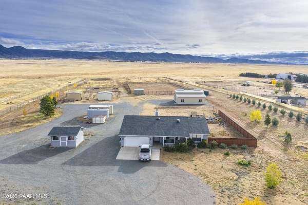 9.86 Acres of Land with Home for Sale in Prescott Valley, Arizona
