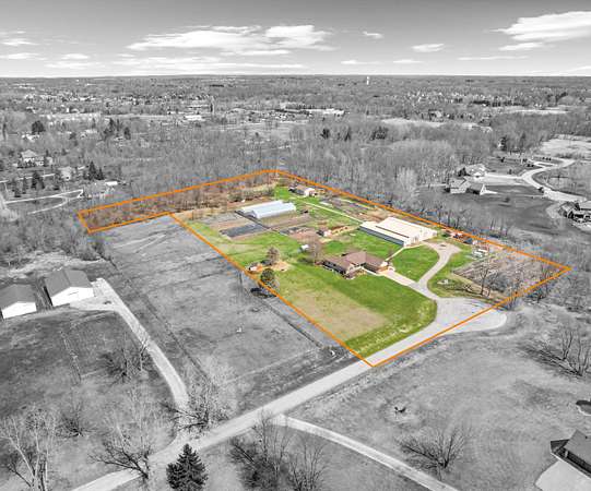 7.59 Acres of Land with Home for Sale in South Lyon, Michigan