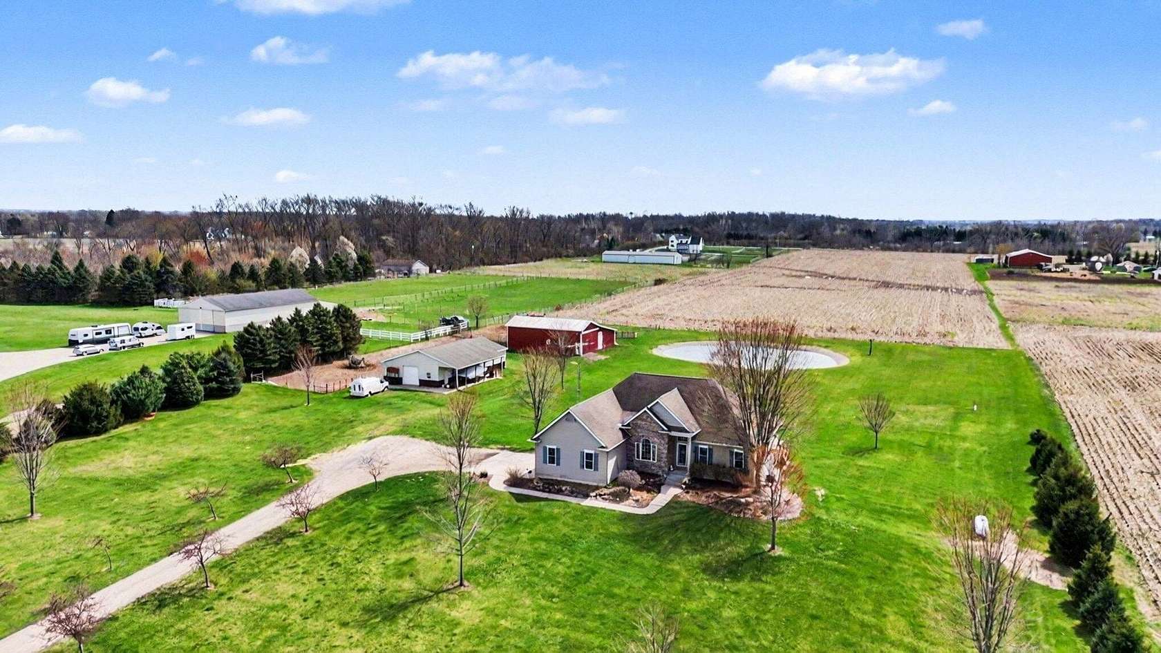 5.74 Acres of Land with Home for Sale in Dexter, Michigan