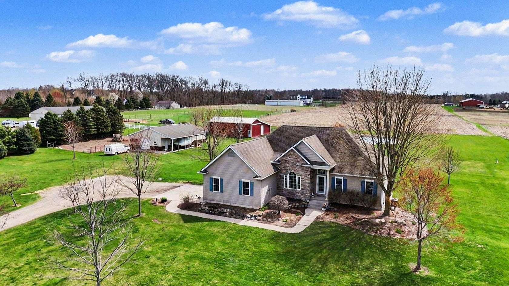 5.74 Acres of Land with Home for Sale in Dexter, Michigan