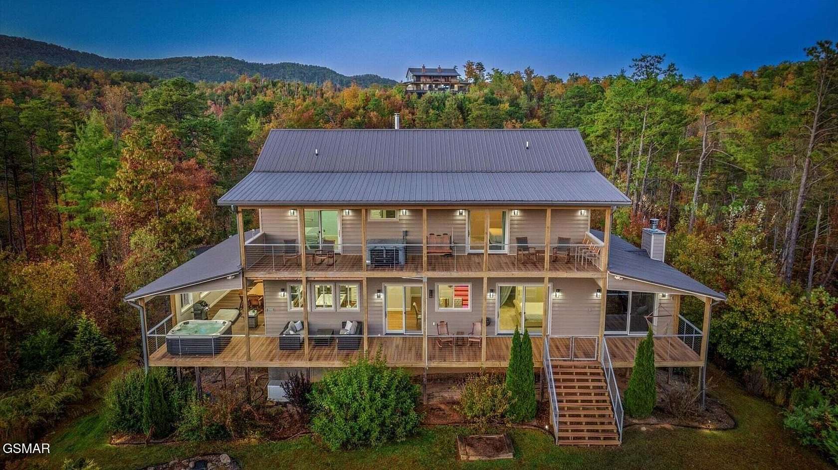 8 Acres of Land with Home for Sale in Gatlinburg, Tennessee