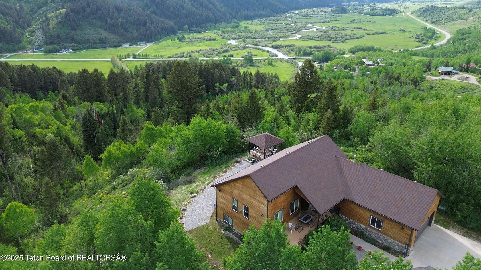 7.6 Acres of Land with Home for Sale in Thayne, Wyoming