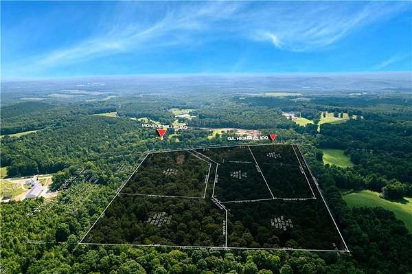 10 Acres of Residential Land for Sale in Buchanan, Georgia