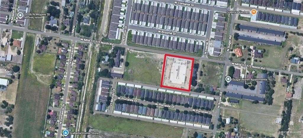 1.88 Acres of Land for Sale in Edinburg, Texas