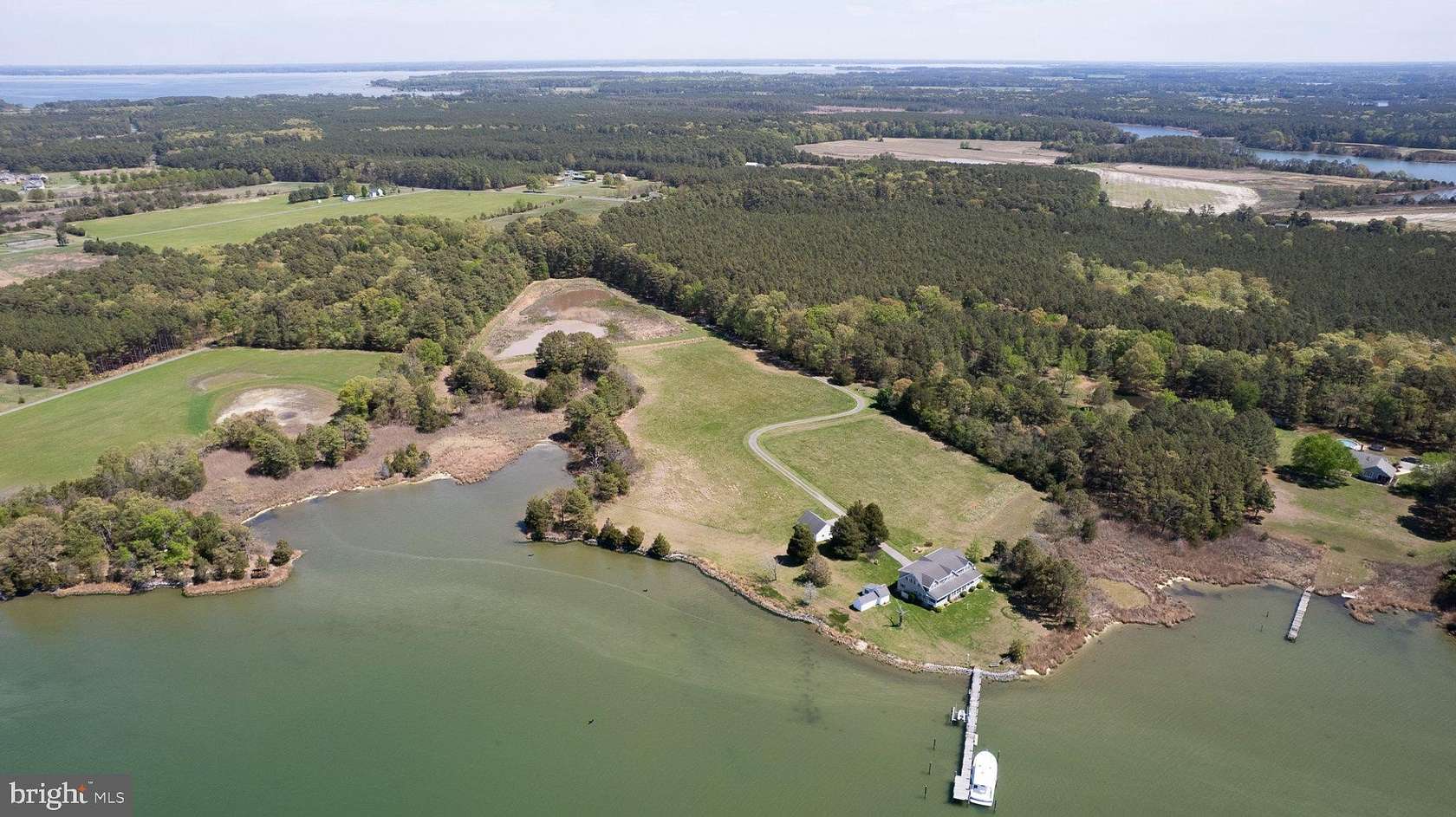 30 Acres of Recreational Land with Home for Sale in Cambridge, Maryland