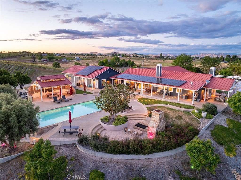 37 Acres of Agricultural Land with Home for Sale in Paso Robles, California