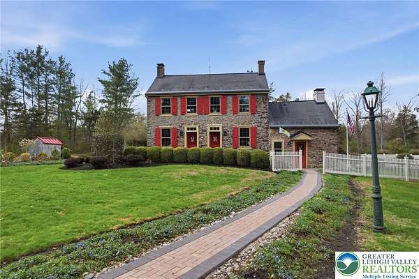 4 Acres of Land with Home for Sale in Nockamixon Township, Pennsylvania