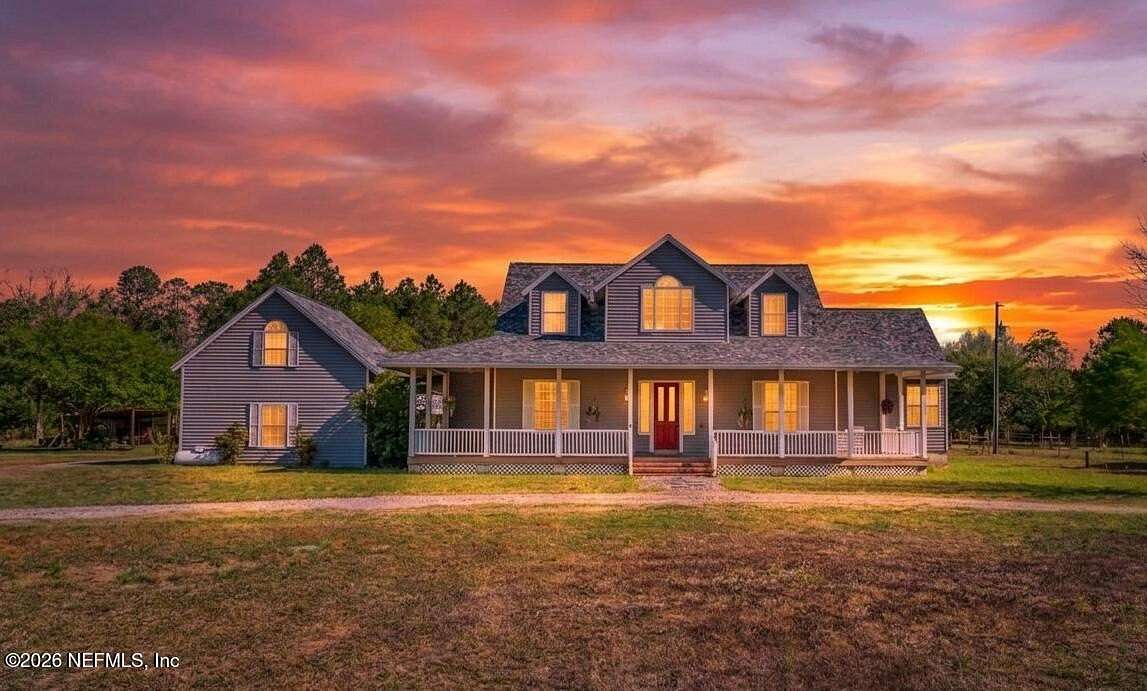 5.37 Acres of Land with Home for Sale in Macclenny, Florida