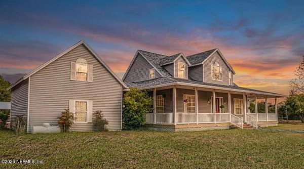 5.37 Acres of Land with Home for Sale in Macclenny, Florida